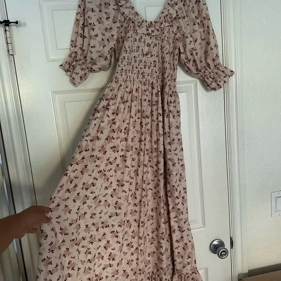 Rylee & Cru Floral Pink Maxi Dress - Picture 3 of 9